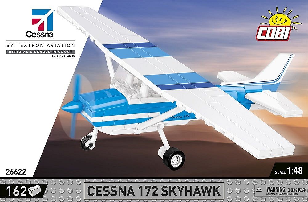 Cessna 172 Skyhawk White Blue COBI 26622 Cessna Cobi.eu